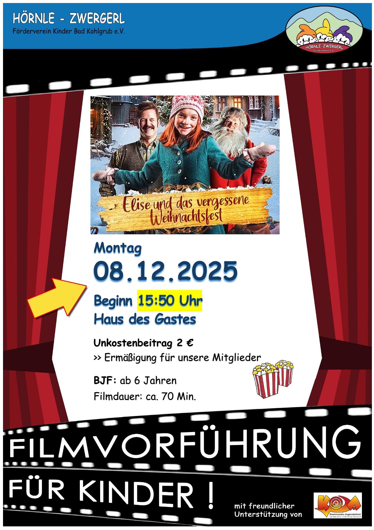 Kinotermine Schuljahr 24/25